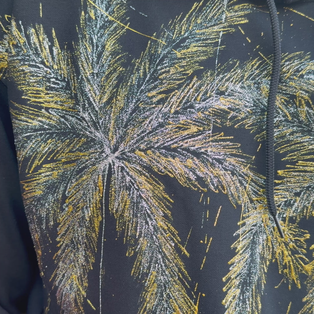 Sparkling Coconuts Hand-Painted T-Shirt – Wearable African Art Hoodie